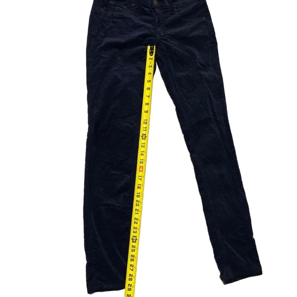 Rag & Bone Velvet Navy Blue Jean Legging - Picture 5 of 9